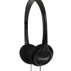 Koss® KPH7 Portable Over-The-Head Headphones, Black
