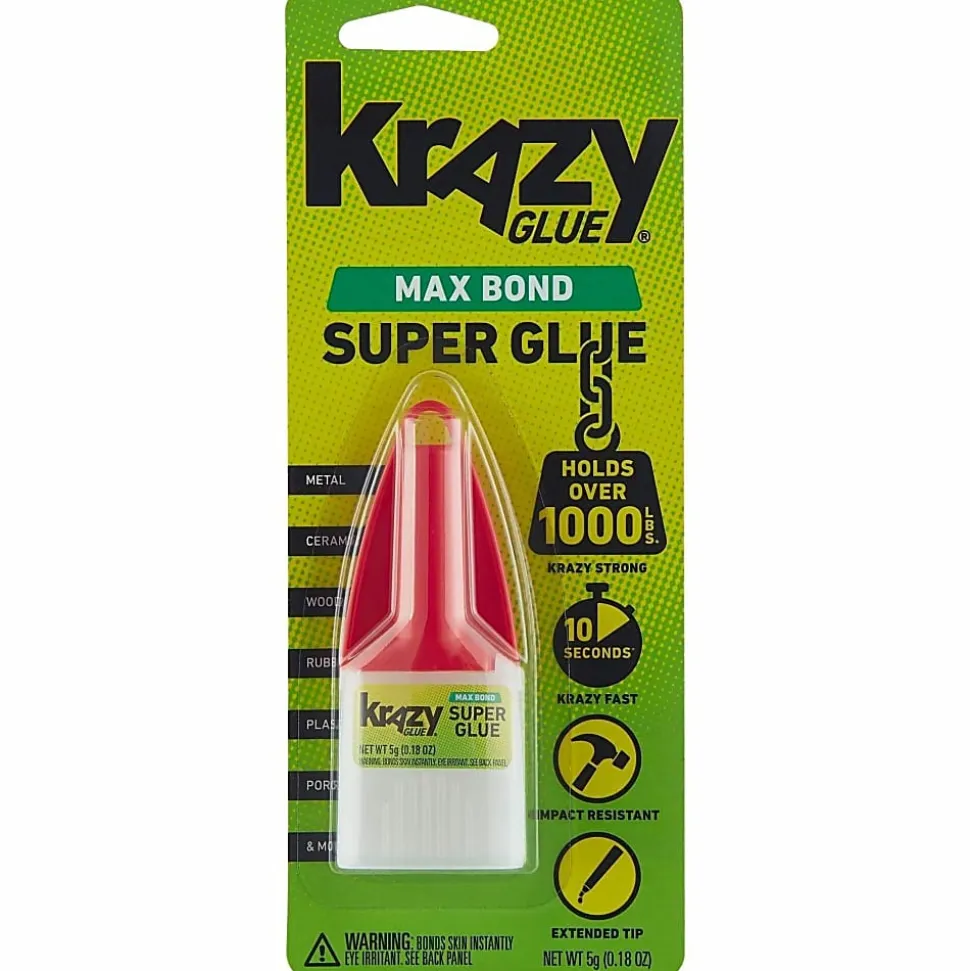 Krazy® Glue Advanced Formula With Precision Applicator, Clear, 5 Grams