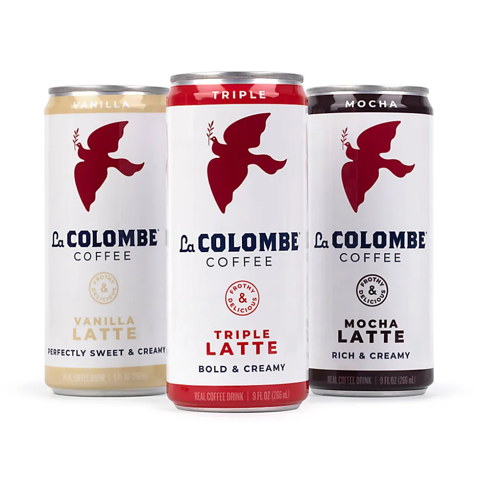 La Colombe Draft Latte Cold Brew Coffee Variety Pack, 9 Oz, Pack Of 12 Drinks