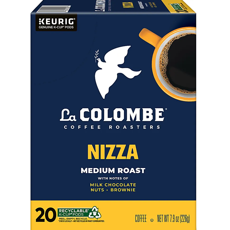 La Colombe® Nizza Medium Roast Coffee Keurig K-Cup Pods, Single Serve, Pack Of 20 Pods