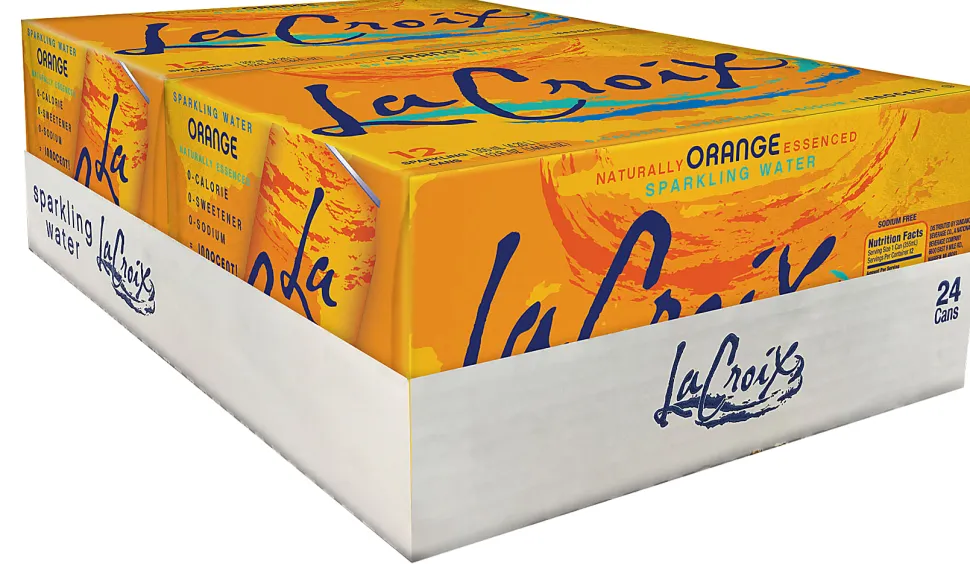 LaCroix® Core Sparkling Water with Natural Orange Flavor, 12 Oz, Case of 24 Cans