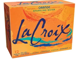LaCroix® Core Sparkling Water with Natural Orange Flavor, 12 Oz, Case of 12 Cans