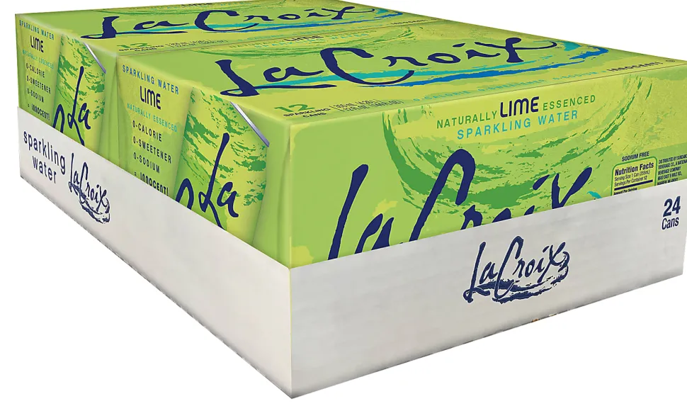 LaCroix® Core Sparkling Water with Natural Lime Flavor, 12 Oz, Case of 24 Cans
