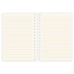 Lady Jayne Vegan Leather Softcover Spiral Journal, 6-1/4" x 8-1/2", Legal Rule, 144 Pages, Multicolor