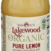 Lakewood Organic Pure Pressed Juice, Lemon, 12.5 Oz, Total Qty 12