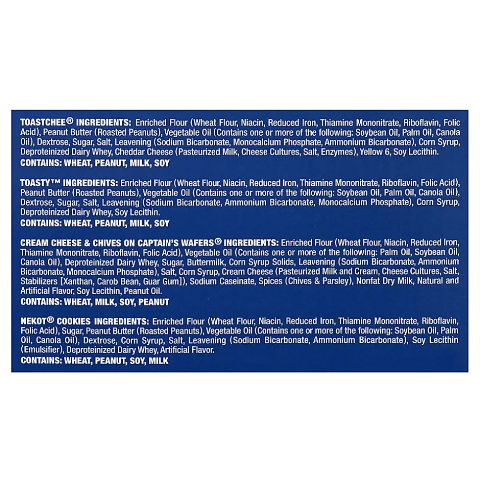 Lance Cookie And Cracker Variety Pack, Pack Of 36 Pouches