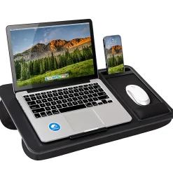 LapGear Atlas Lap Desk, 21-1/8" x 12", Black, 92008-RP
