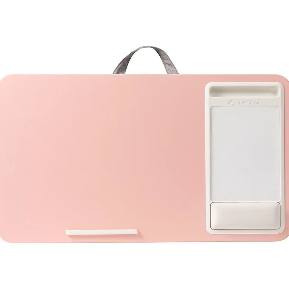 LapGear Atlas Lap Desk, 21-1/8" x 12", Blush Pink, 92004-RP