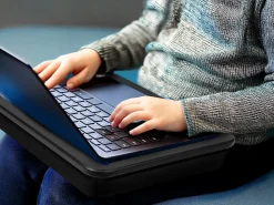 LapGear Compact Lap Desk With Cushioned Zipper Storage Pouch, 14-1/2