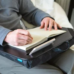LapGear XL Designer Lap Desk, Gray Argyle, 18.5