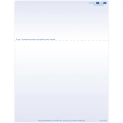 Laser 2-Sided Healthcare Medical Billing Statements, Preprinted MC/Visa Credit Card Accepted, 1-Part, 8-1/2" x 11", Blue, Pack Of 1,000 Sheets