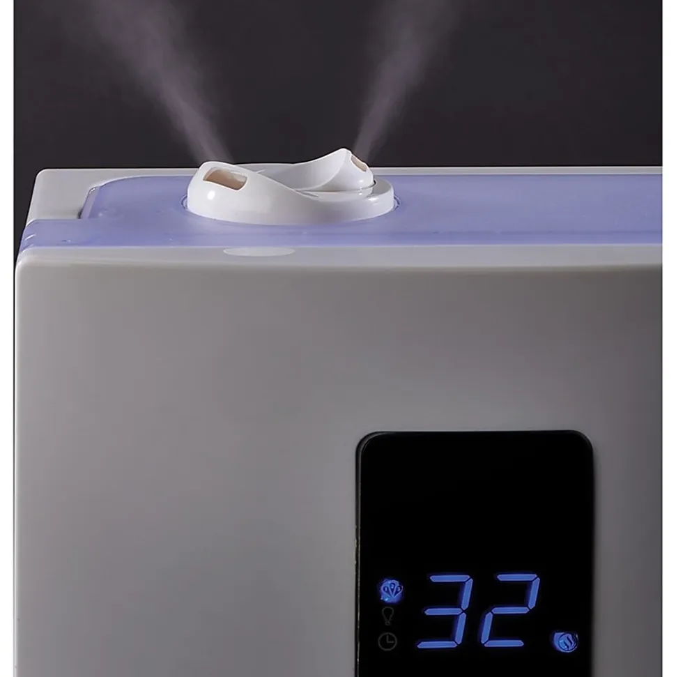 Lasko Quiet Ultrasonic Digital Warm and Cool Mist Humidifier - Warm Mist, Cool Mist, Ultrasonic - Black, White