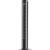 Lasko Space-Saving Performance Tower Fan & Remote, 3 Speed, Oscillating, Timer, Night Mode, 42.5"H x 12.5"W, Plastic, Gray