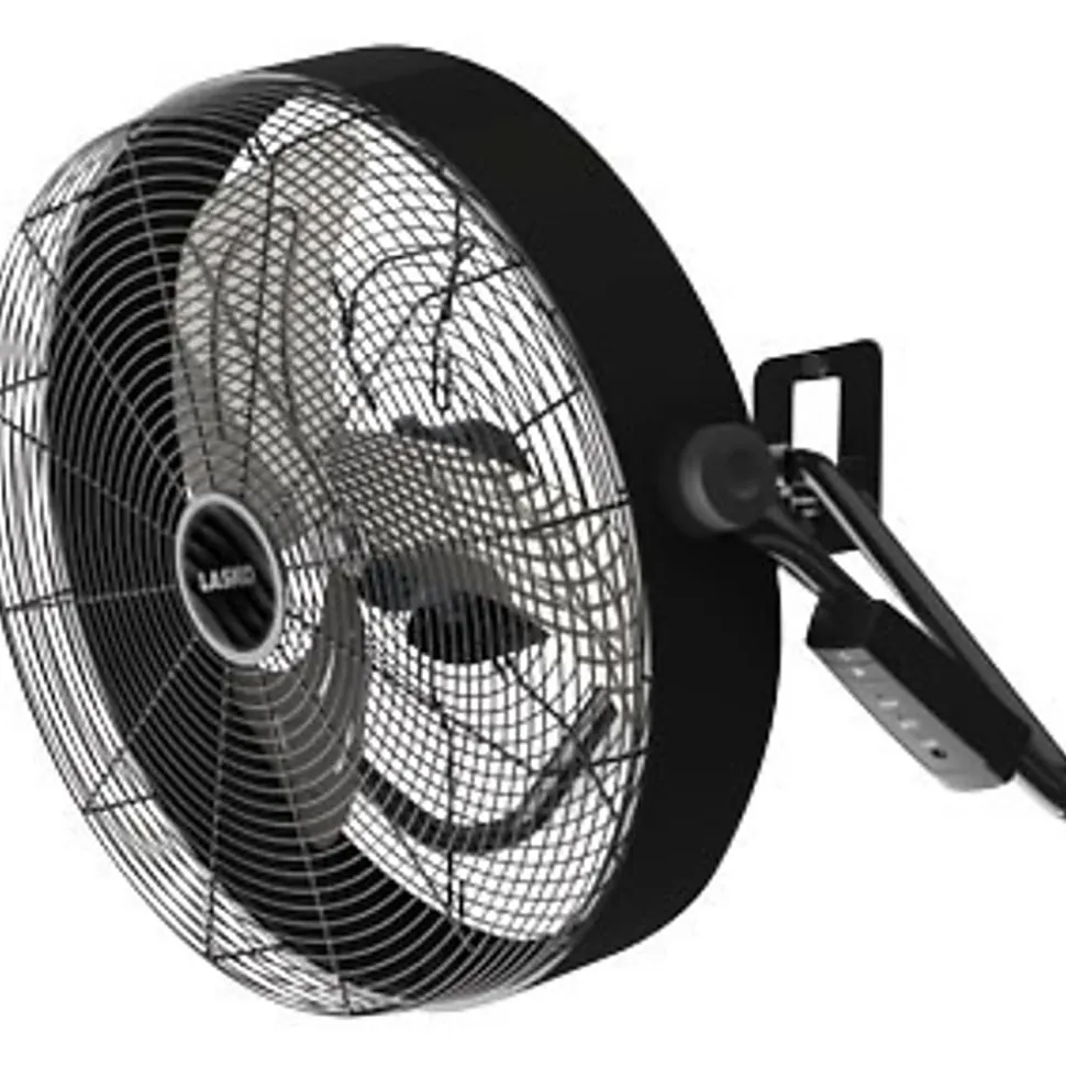Lasko® 20" 3-Speed High Velocity Fan with Remote Control, 22"H x 7"W x 22"D, Black