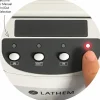 Lathem 400E Top Feed Electronic Time Clock Kit - Card Punch/Stamp - Month, Date, Week, Time, Bi-weekly, Semi-monthly, Month Record Time