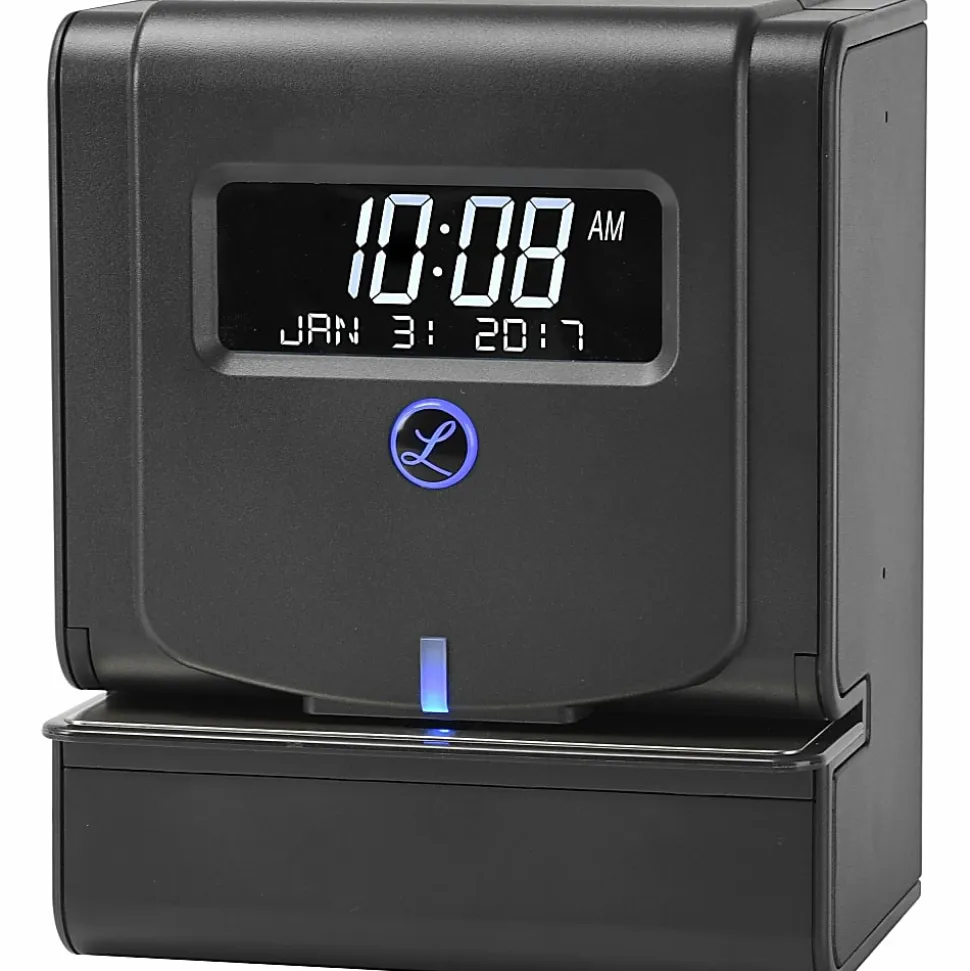 Lathem 2100 HD Heavy-Duty Thermal Print Time Clock, Gray