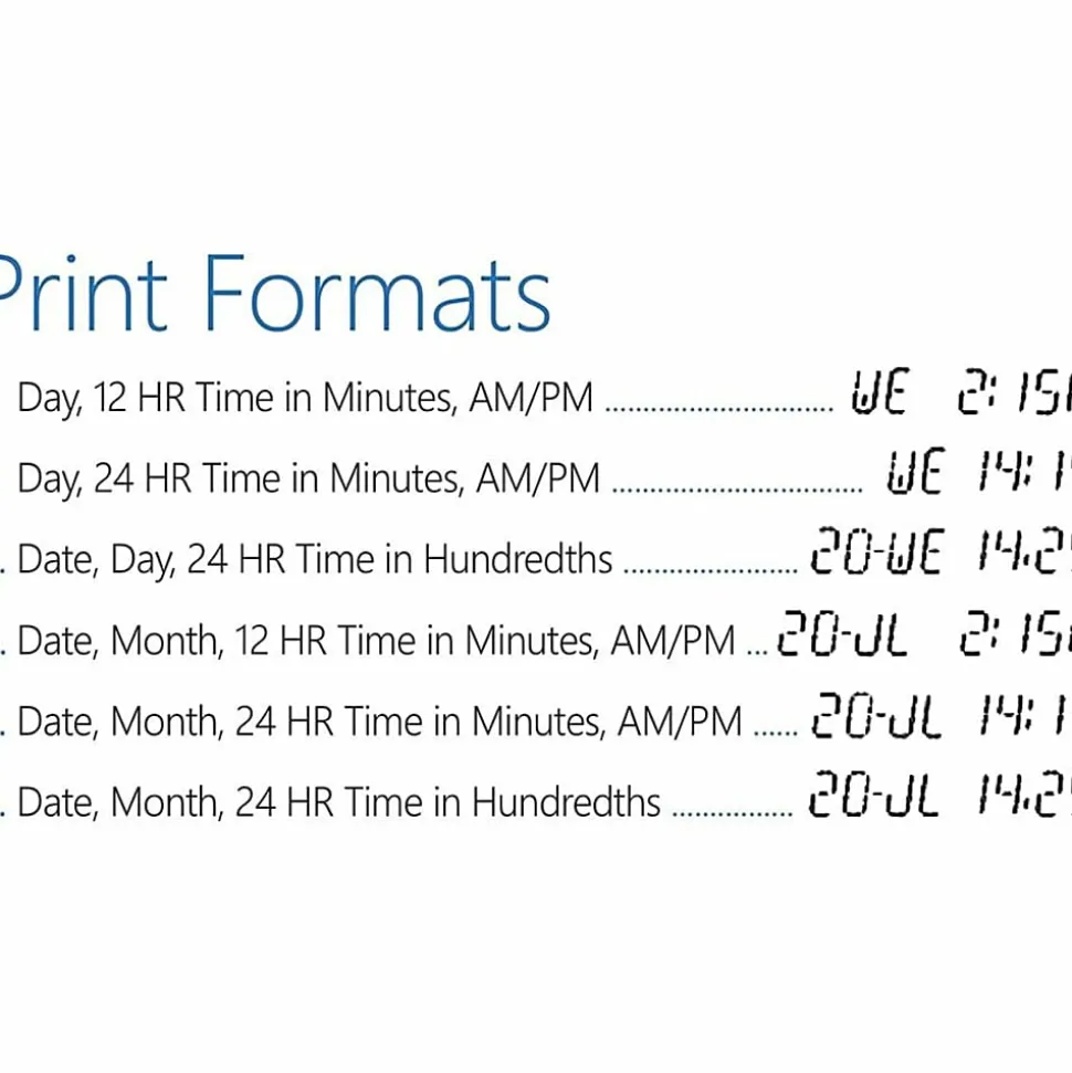 Lathem 2100 HD Heavy-Duty Thermal Print Time Clock, Gray