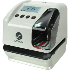 Lathem LT5 Electronic Time and Date Stamp - Card Punch/Stamp - Digital - Time, Date Record Time