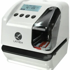 Lathem LT5 Electronic Time and Date Stamp - Card Punch/Stamp - Digital - Time, Date Record Time