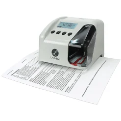 Lathem LT5 Electronic Time and Date Stamp - Card Punch/Stamp - Digital - Time, Date Record Time