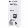 Lathem Time Cards, Numbered 1-100, 2-Sided, 3 3/8" x 7 1/4", Pack Of 100