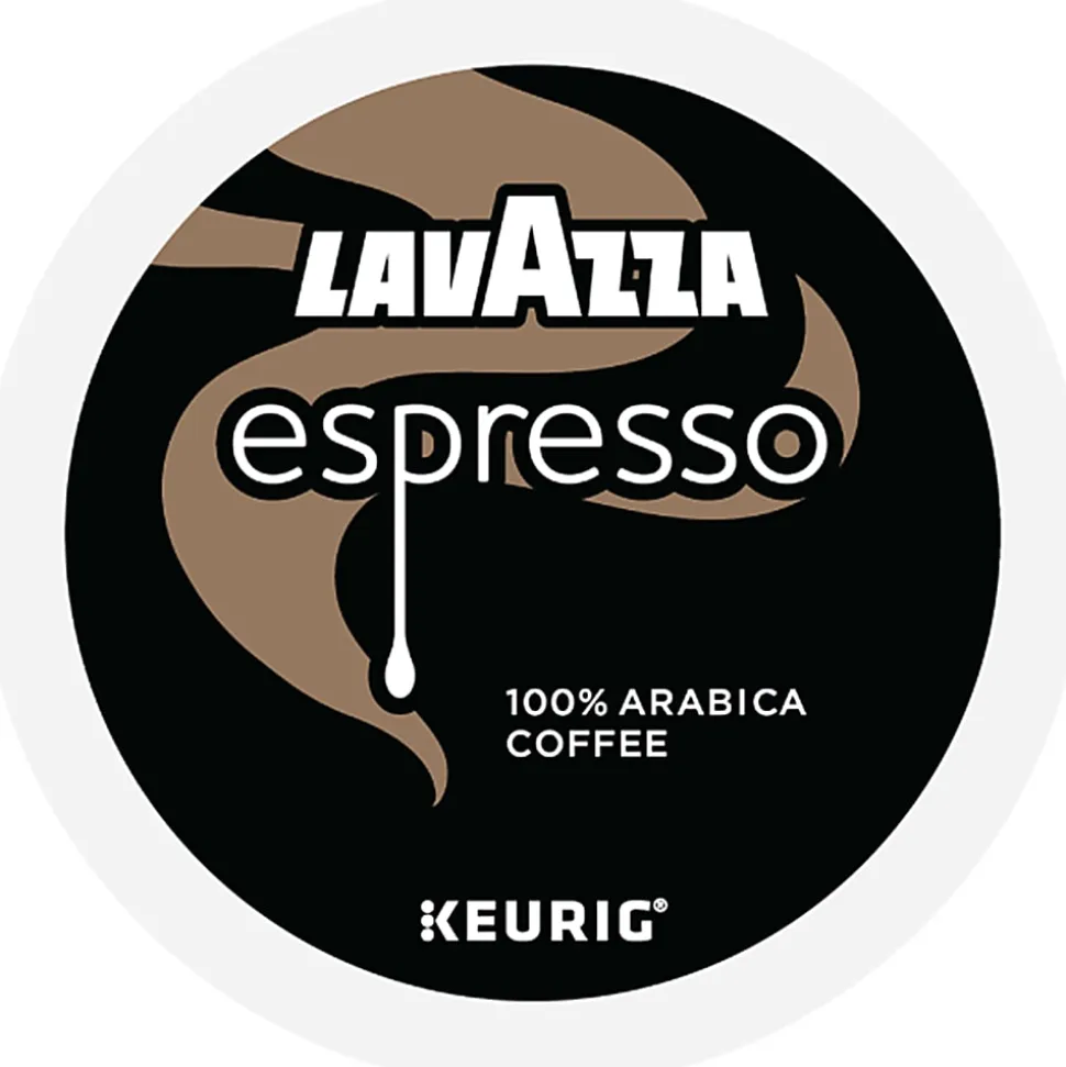 Lavazza Espresso Single-Serve Keurig K-Cup Pods, Medium Roast, Box Of 22 Pods