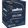Lavazza Super Crema, Single Serve Keurig K-Cup Pods, Medium Espresso Roast Coffee, 22 Count