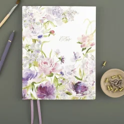 Leah Bisch™ for Cambridge® Journal, 8” x 10”, Legal Rule, 96 Sheets, Floral