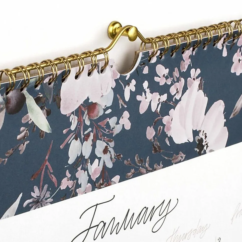 Leah Bisch™ for Cambridge® 2026 Monthly Wall Calendar, Calista Floral, Medium, 15" x 12"