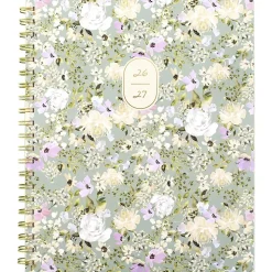 Leah Bisch™ for Mead Cambridge® Academic 2026-2027 Weekly Monthly Planner, Peony Field, Large, 8 1/2