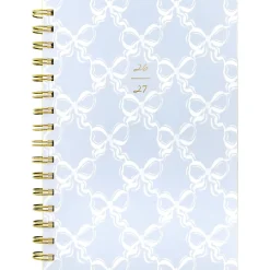 Leah Bisch™ for Mead Cambridge® Academic 2026-2027 Weekly Monthly Planner, Bow Trellis, Small, 5 1/2" x 8 1/2"