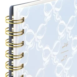 Leah Bisch™ for Mead Cambridge® Academic 2026-2027 Weekly Monthly Planner, Bow Trellis, Small, 5 1/2