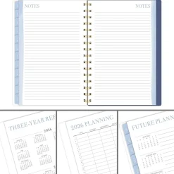 Leah Bisch™ for Mead Cambridge® Academic 2026-2027 Weekly Monthly Planner, Bow Trellis, Small, 5 1/2