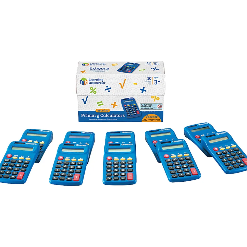 Learning Resources® Primary Calculator, Pack Of 10
