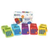 Learning Resources Rainbow LER0014 Display Calculators, Set Of 10 Calculators