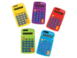 Learning Resources Rainbow LER0014 Display Calculators, Set Of 10 Calculators