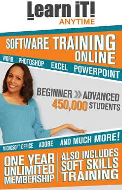 Learn iT! Anytime Online Training, 1 Year Subscription Card