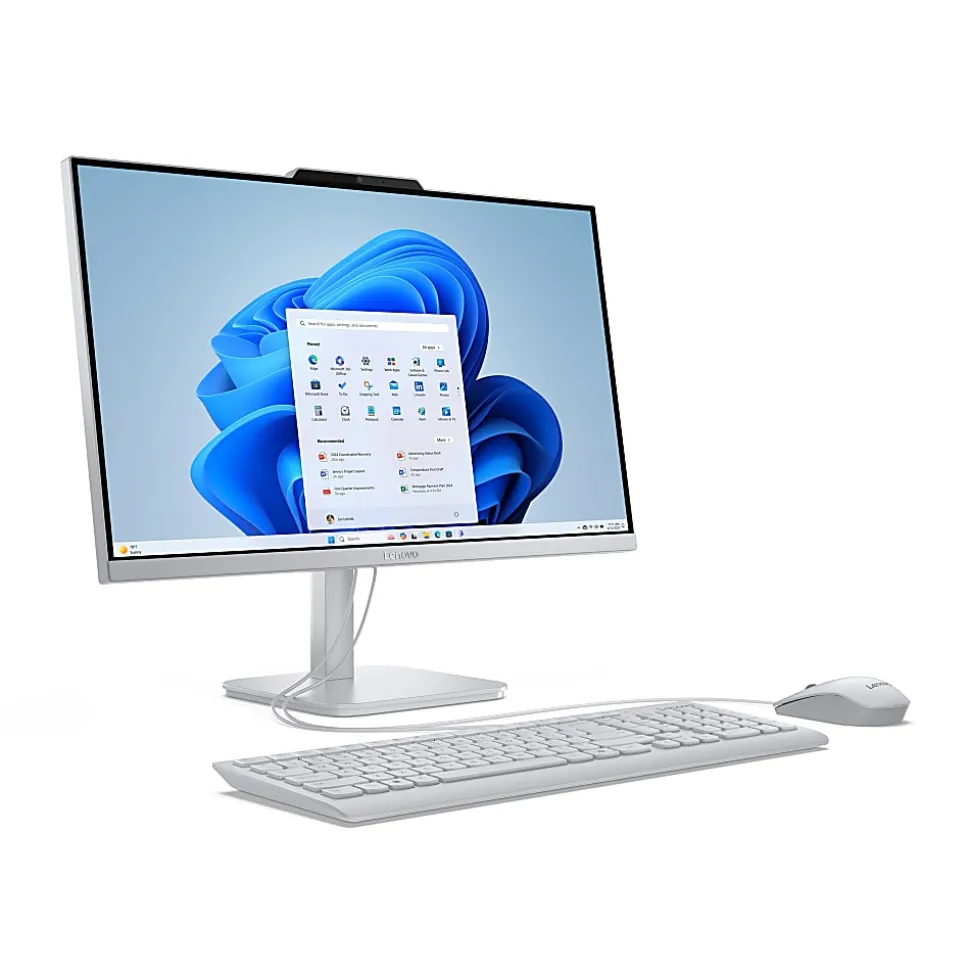 Lenovo A100 All-in-One Desktop PC, 23.8" Screen, Intel® Core i3, 16GB Memory, 512GB Solid State Drive, Windows 11