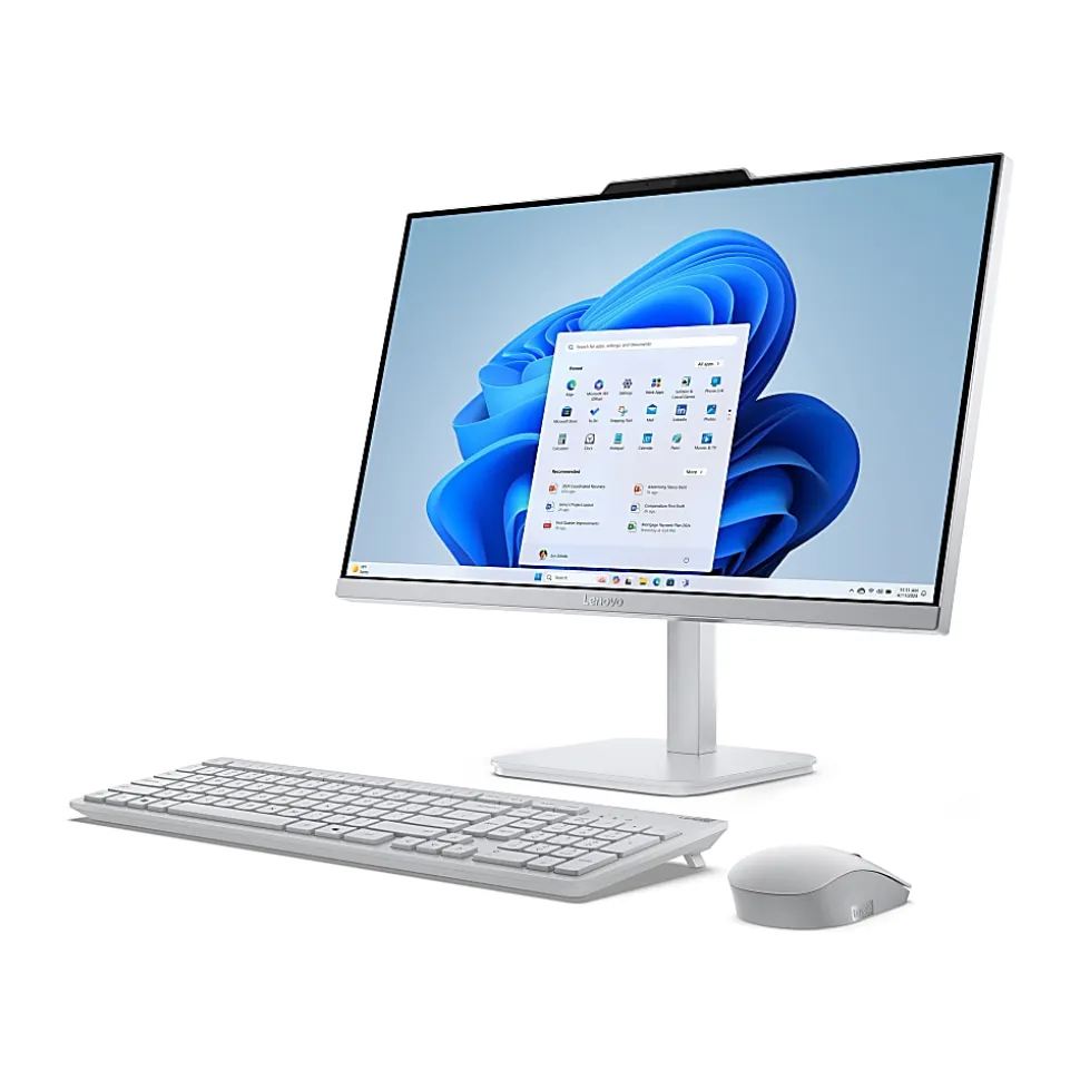 Lenovo A100 All-in-One Desktop PC, 23.8" Screen, Intel® Core i3, 16GB Memory, 512GB Solid State Drive, Windows 11