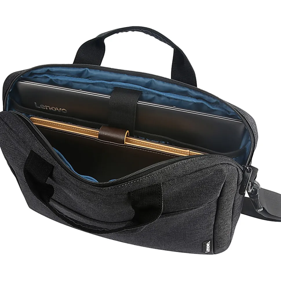Lenovo® Casual Toploader T210 Messenger Bag With 15.6" Laptop Pocket, Black