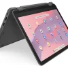 Lenovo 500e Chromebook Gen 4s 83L40000US 11.6" Touchscreen Convertible 2 in 1, HD, 60 Hz, Intel N-Series N100, 4GB, 64GB Flash, Gray