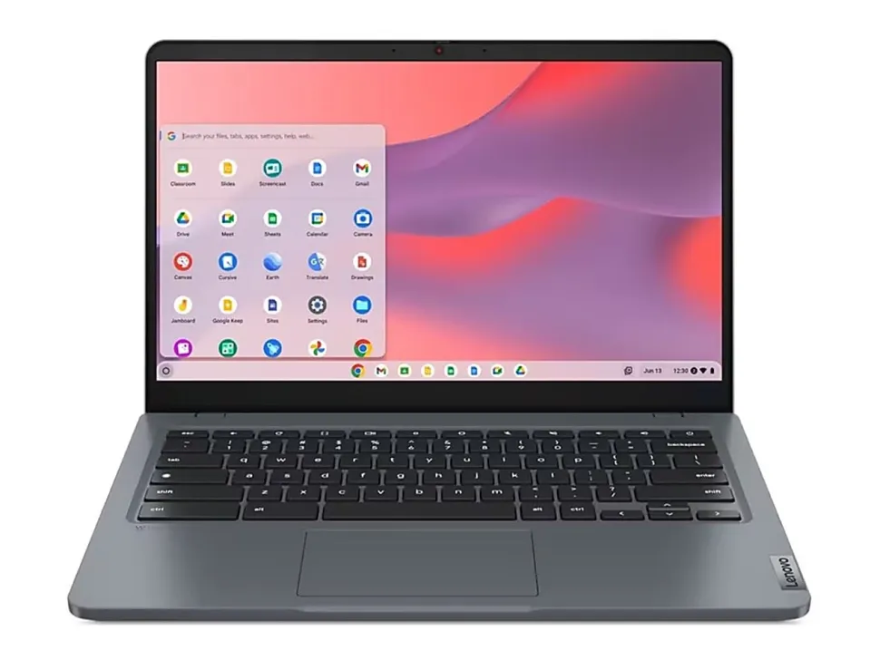 Lenovo 14e Gen 3 82W6003DUS 14" Chromebook, Full HD, Intel N-Series N100, 8GB, 64GB Flash, Storm Gray