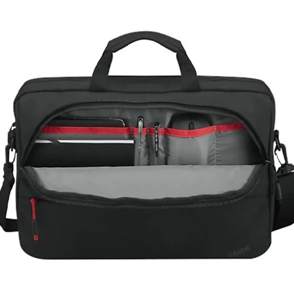 Lenovo Essential Carrying Case for 16" Lenovo Notebook - Black - Polyester, Polyvinyl Chloride (PVC), Polyethylene Terephthalate (PET) Body