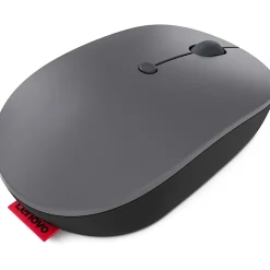 Lenovo Go USB-C Wireless Mouse - Storm Grey - Blue Optical - Wireless - 2.40 GHz - Rechargeable - USB Type C - 4000 dpi - Scroll Wheel - 5 Button(s)