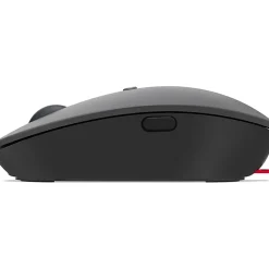 Lenovo Go USB-C Wireless Mouse - Storm Grey - Blue Optical - Wireless - 2.40 GHz - Rechargeable - USB Type C - 4000 dpi - Scroll Wheel - 5 Button(s)