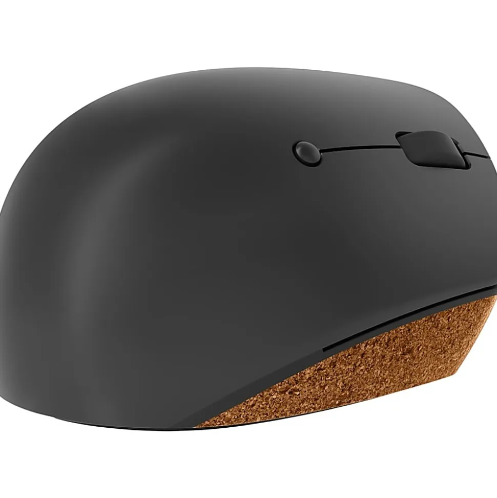 Lenovo Go Wireless Vertical Mouse - Optical - Wireless - 2.40 GHz - Storm Gray - USB Type A - 2400 dpi - 4Y51C33792