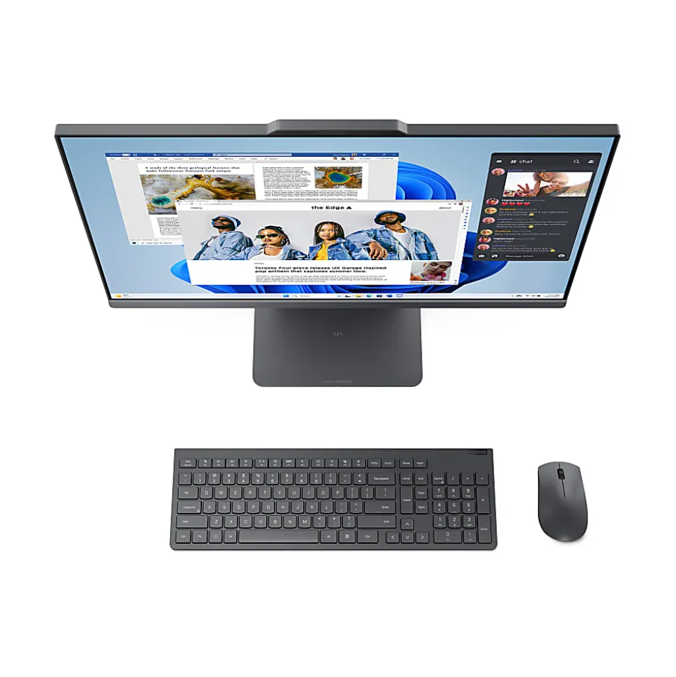 Lenovo IdeaCentre AIO i Desktop PC, 23.8" FHD (1920x1080) IPS Anti-glare Screen, Intel Core i5-13420H, 8GB Memory, 256GB SSD, Wi-Fi 6 - F0HN0010US
