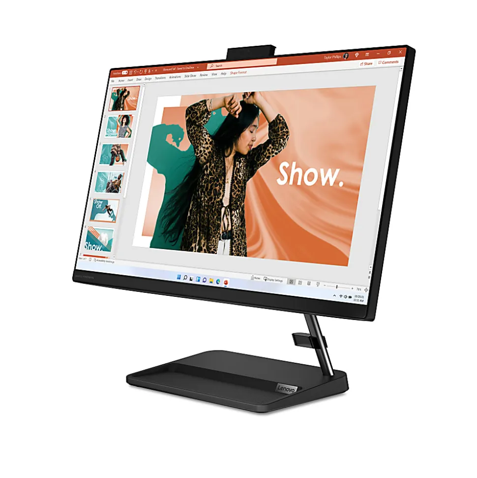 Lenovo IdeaCentre AIO 3i Desktop PC, 23.8" Touch Screen, Intel Core™ i5, 8GB Memory, 256GB Solid State Drive, Windows® 11 Home