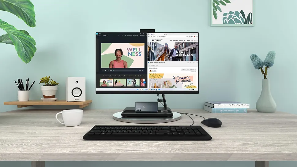 Lenovo IdeaCentre AIO 3i Desktop PC, 23.8" Touch Screen, Intel Core™ i5, 8GB Memory, 256GB Solid State Drive, Windows® 11 Home