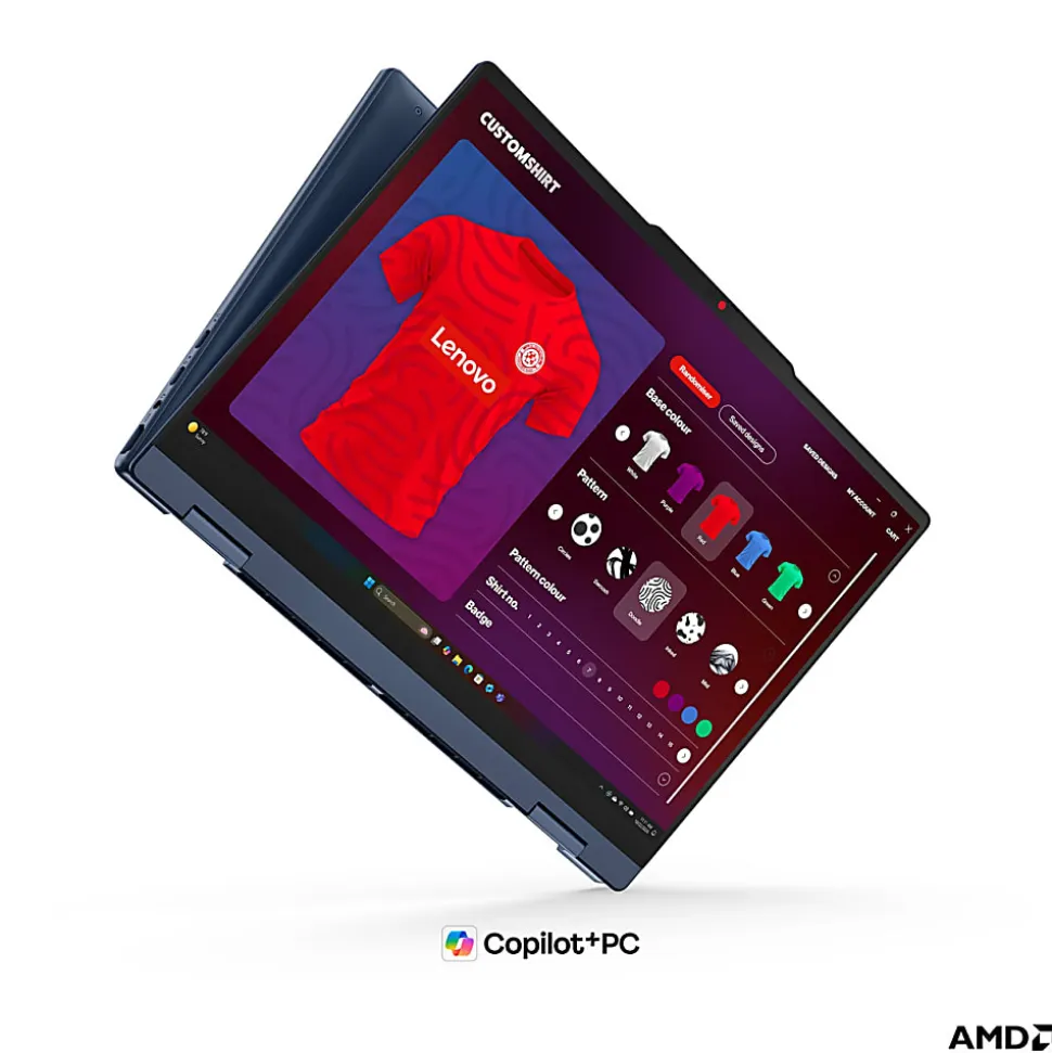Lenovo IdeaPad 5a 2-in-1 Laptop, 14" Touchscreen, AMD Ryzen 7, 16GB Memory, 512GB Solid State Drive, Windows 11, Total Qty 1